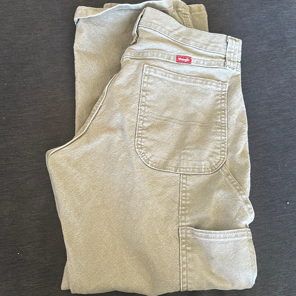 MENS WRANGLER WORK PANTS LIKE NEW 30x30